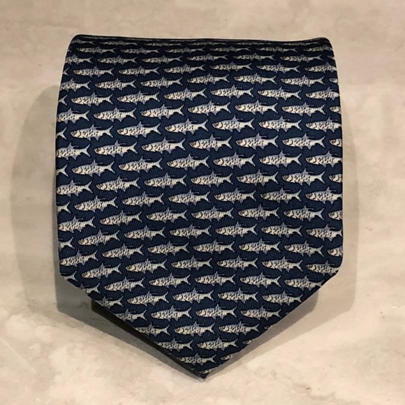 Vineyard Vines Other - Vineyard Vines Go Fish Bone Silk Tie
